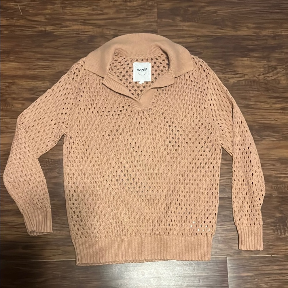 Aerie Tan light weight sweater